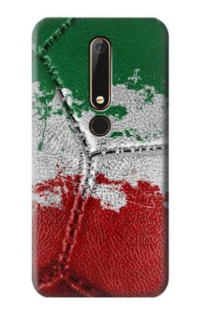 S3318 Italy Flag Vintage Football Graphic Case Cover Custodia per Nokia 6.1, Nokia 6 2018