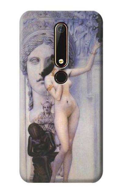 S3353 Gustav Klimt Allegory of Sculpture Case Cover Custodia per Nokia 6.1, Nokia 6 2018