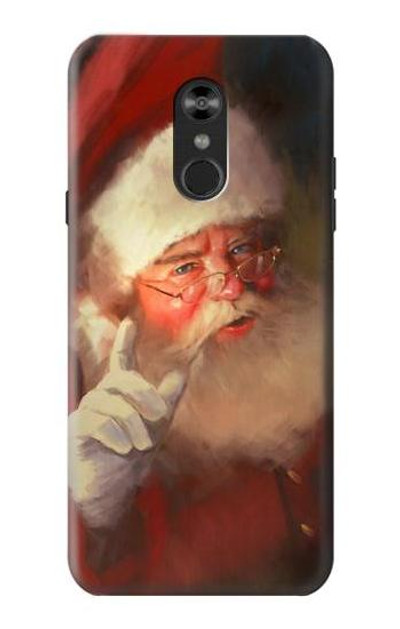 S1144 Xmas Santa Claus Case Cover Custodia per LG Q Stylo 4, LG Q Stylus