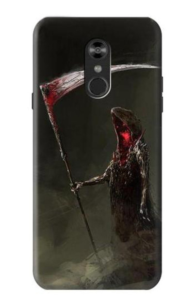 S1319 Grim Reaper Death Scythe Case Cover Custodia per LG Q Stylo 4, LG Q Stylus