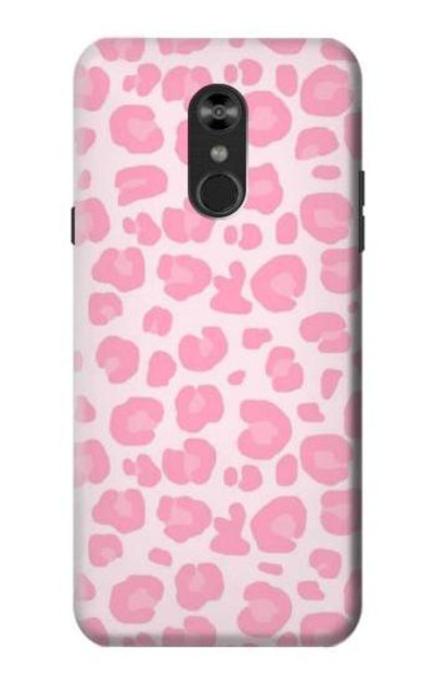 S2213 Pink Leopard Pattern Case Cover Custodia per LG Q Stylo 4, LG Q Stylus