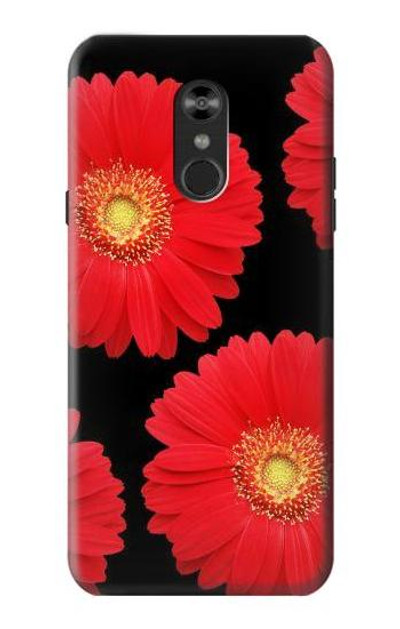 S2478 Red Daisy flower Case Cover Custodia per LG Q Stylo 4, LG Q Stylus