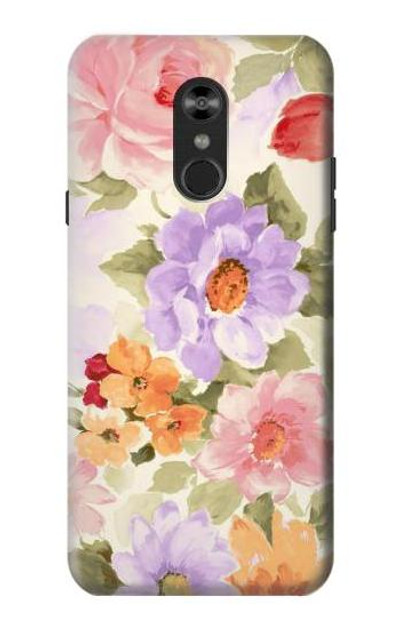 S3035 Sweet Flower Painting Case Cover Custodia per LG Q Stylo 4, LG Q Stylus