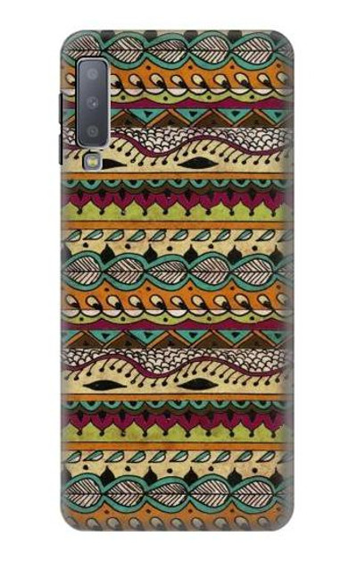 S2860 Aztec Boho Hippie Pattern Case Cover Custodia per Samsung Galaxy A7 (2018)