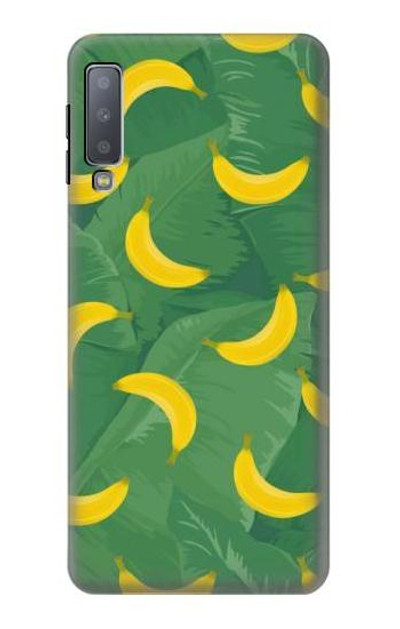 S3286 Banana Fruit Pattern Case Cover Custodia per Samsung Galaxy A7 (2018)