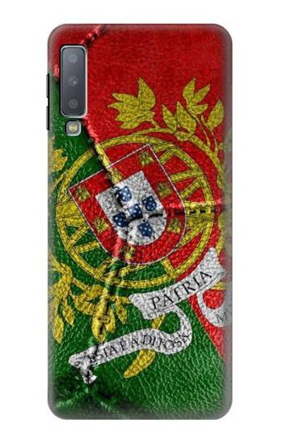 S3300 Portugal Flag Vintage Football Graphic Case Cover Custodia per Samsung Galaxy A7 (2018)