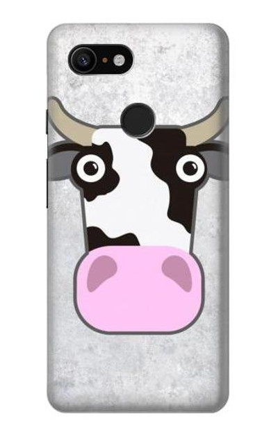 S3257 Cow Cartoon Case Cover Custodia per Google Pixel 3