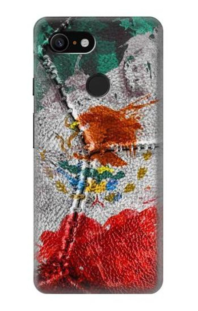 S3314 Mexico Flag Vinatage Foorball Graphic Case Cover Custodia per Google Pixel 3