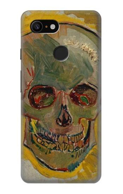 S3359 Vincent Van Gogh Skull Case Cover Custodia per Google Pixel 3