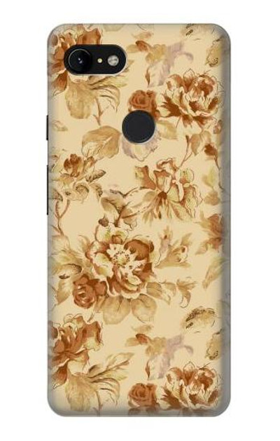 S2180 Flower Floral Vintage Pattern Case Cover Custodia per Google Pixel 3 XL