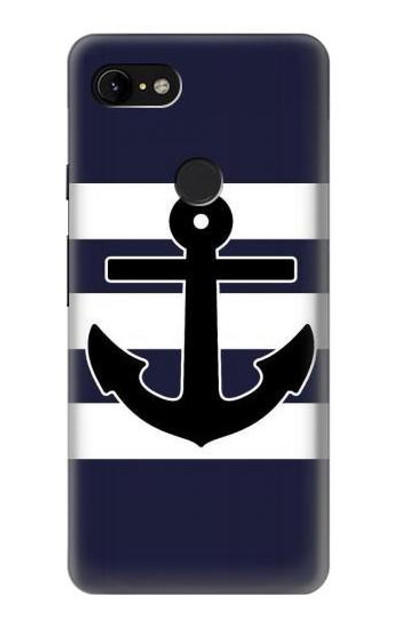 S2758 Anchor Navy Case Cover Custodia per Google Pixel 3 XL