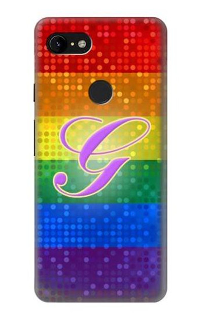 S2899 Rainbow LGBT Gay Pride Flag Case Cover Custodia per Google Pixel 3 XL