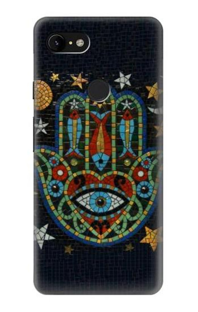 S3175 Hamsa Hand Mosaics Case Cover Custodia per Google Pixel 3 XL