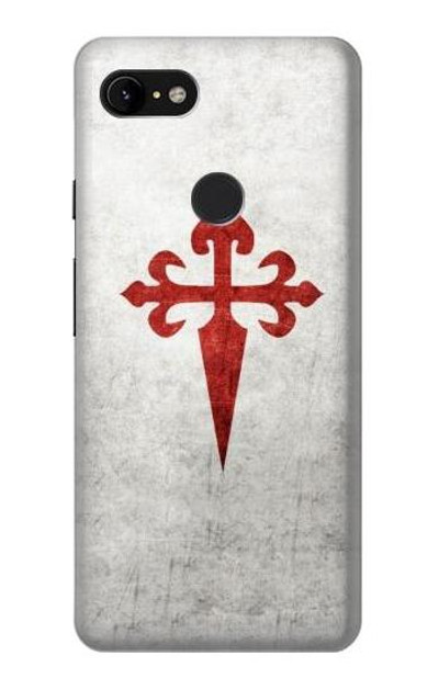 S3200 Order of Santiago Cross of Saint James Case Cover Custodia per Google Pixel 3 XL