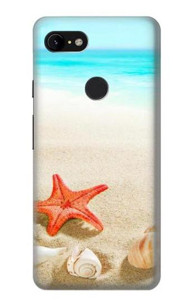 S3212 Sea Shells Starfish Beach Case Cover Custodia per Google Pixel 3 XL