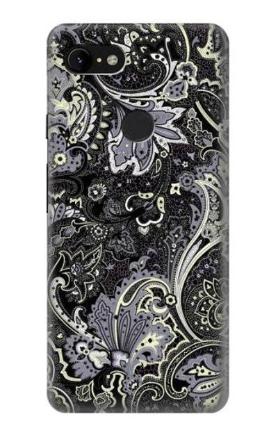 S3251 Batik Flower Pattern Case Cover Custodia per Google Pixel 3 XL