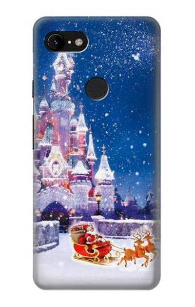 S3282 Santa Xmas Castle Case Cover Custodia per Google Pixel 3 XL