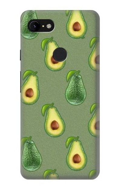 S3285 Avocado Fruit Pattern Case Cover Custodia per Google Pixel 3 XL