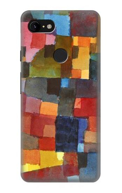 S3341 Paul Klee Raumarchitekturen Case Cover Custodia per Google Pixel 3 XL