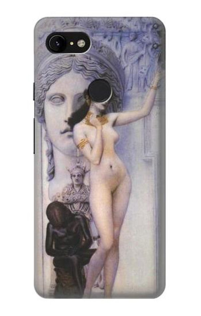 S3353 Gustav Klimt Allegory of Sculpture Case Cover Custodia per Google Pixel 3 XL