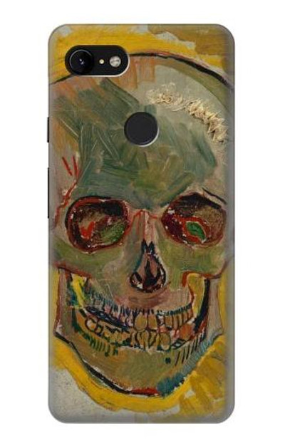 S3359 Vincent Van Gogh Skull Case Cover Custodia per Google Pixel 3 XL