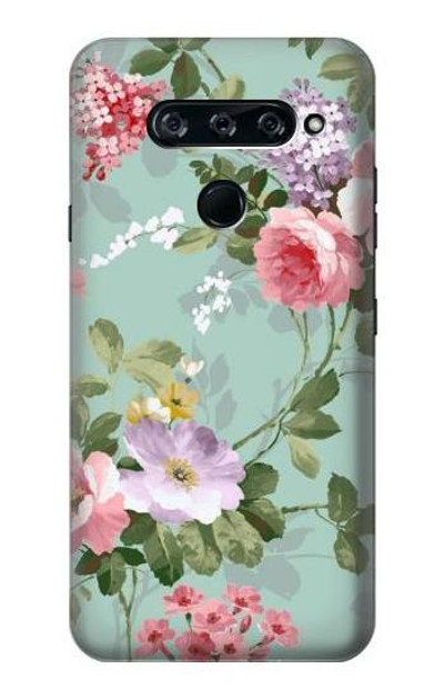 S2178 Flower Floral Art Painting Case Cover Custodia per LG V40, LG V40 ThinQ