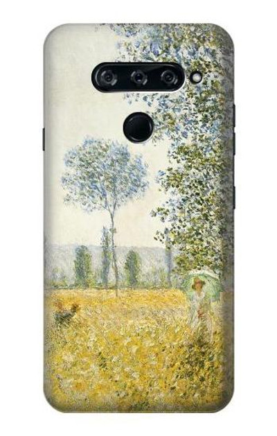 S2682 Claude Monet Fields In Spring Case Cover Custodia per LG V40, LG V40 ThinQ