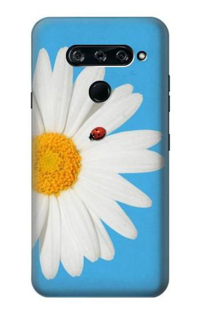 S3043 Vintage Daisy Lady Bug Case Cover Custodia per LG V40, LG V40 ThinQ