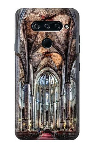 S3210 Santa Maria Del Mar Cathedral Case Cover Custodia per LG V40, LG V40 ThinQ