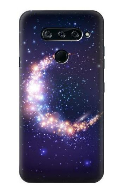 S3324 Crescent Moon Galaxy Case Cover Custodia per LG V40, LG V40 ThinQ