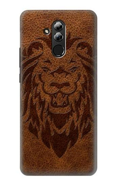 S2529 Leo Zodiac Tattoo Brown Graphic Print Case Cover Custodia per Huawei Mate 20 lite