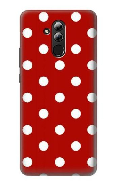 S2951 Red Polka Dots Case Cover Custodia per Huawei Mate 20 lite