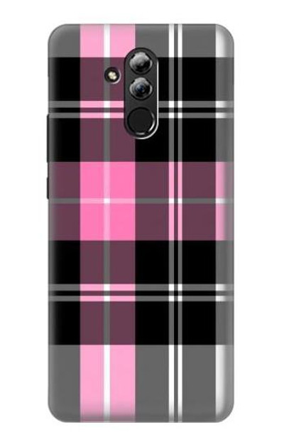 S3091 Pink Plaid Pattern Case Cover Custodia per Huawei Mate 20 lite