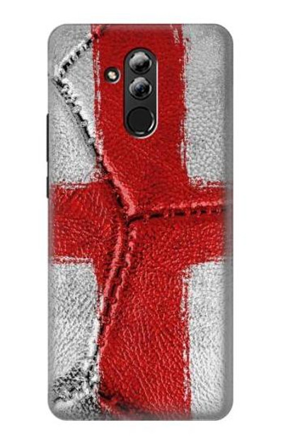 S3316 England Flag Vintage Football Graphic Case Cover Custodia per Huawei Mate 20 lite