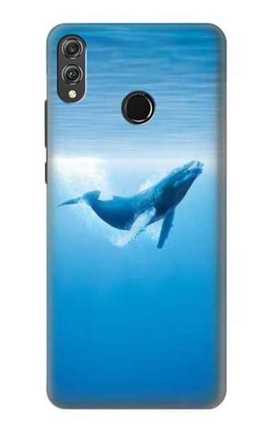 S0843 Blue Whale Case Cover Custodia per Huawei Honor 8X