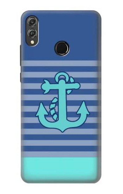 S2081 Nautical Anchor Case Cover Custodia per Huawei Honor 8X