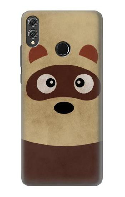 S2825 Cute Cartoon Raccoon Case Cover Custodia per Huawei Honor 8X