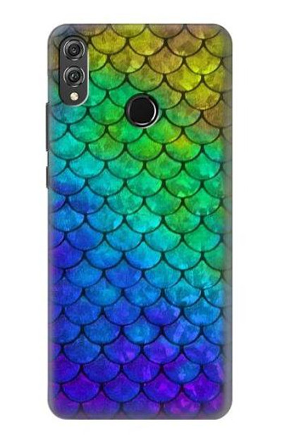 S2930 Mermaid Fish Scale Case Cover Custodia per Huawei Honor 8X