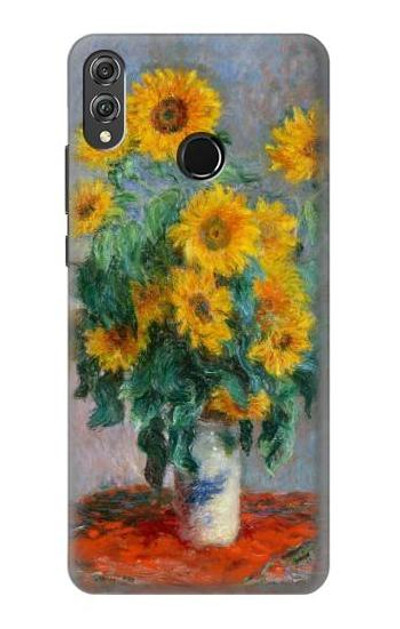 S2937 Claude Monet Bouquet of Sunflowers Case Cover Custodia per Huawei Honor 8X