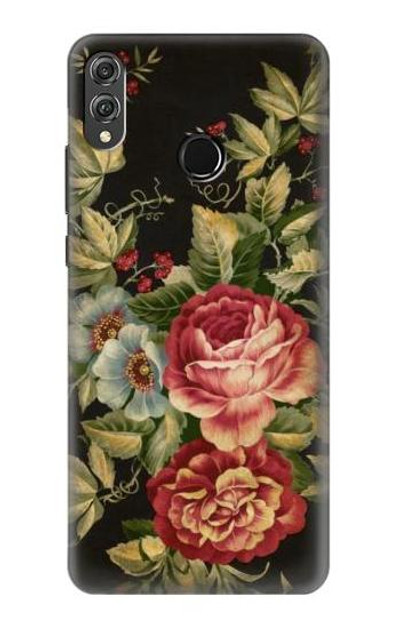 S3013 Vintage Antique Roses Case Cover Custodia per Huawei Honor 8X