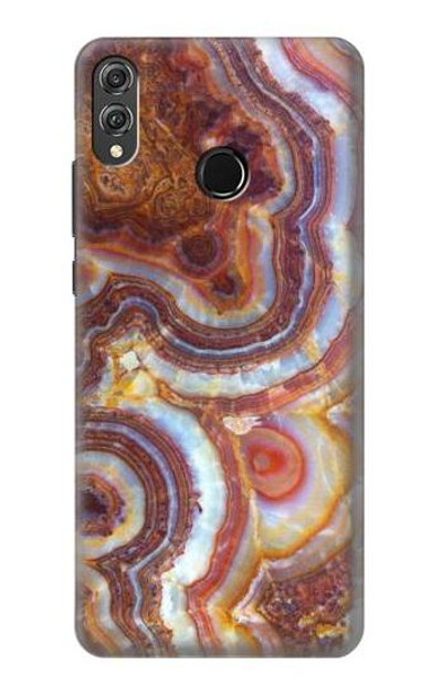 S3034 Colored Marble Texture Printed Case Cover Custodia per Huawei Honor 8X