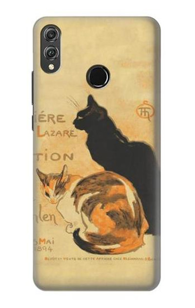 S3229 Vintage Cat Poster Case Cover Custodia per Huawei Honor 8X