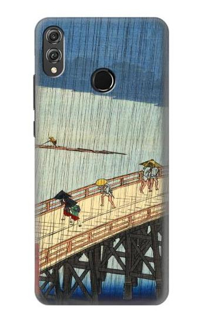 S3347 Utagawa Hiroshige Sudden shower Case Cover Custodia per Huawei Honor 8X