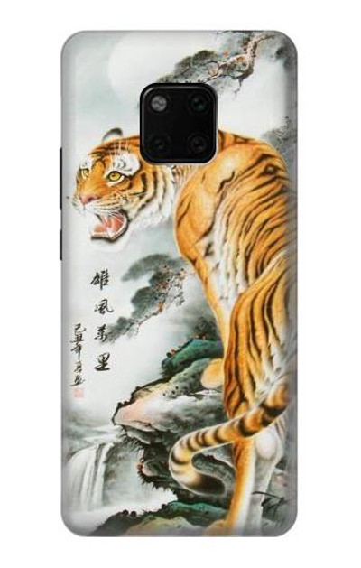 S2750 Oriental Chinese Tiger Painting Case Cover Custodia per Huawei Mate 20 Pro