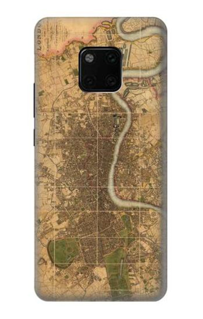 S3230 Vintage Map of London Case Cover Custodia per Huawei Mate 20 Pro