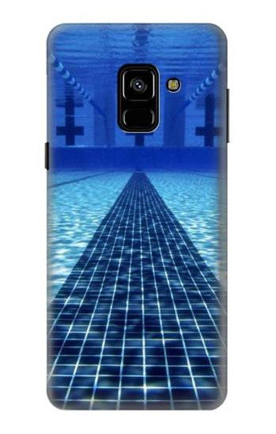 S2429 Swimming Pool Case Cover Custodia per Samsung Galaxy A8 (2018) S2429 Swimming Pool Case Cover Custodia per Samsung Galaxy A8 (2018)