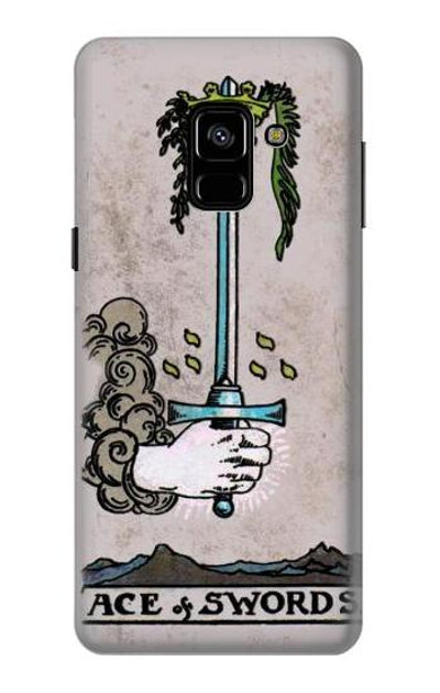 S2482 Tarot Card Ace of Swords Case Cover Custodia per Samsung Galaxy A8 (2018) S2482 Tarot Card Ace of Swords Case Cover Custodia per Samsung Galaxy A8 (2018)