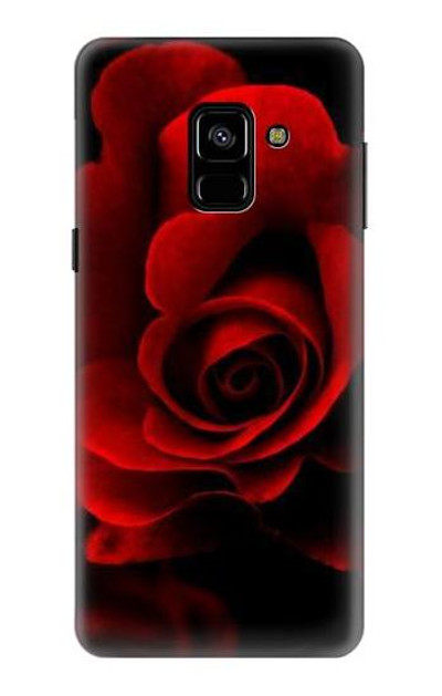 S2898 Red Rose Case Cover Custodia per Samsung Galaxy A8 (2018) S2898 Red Rose Case Cover Custodia per Samsung Galaxy A8 (2018)