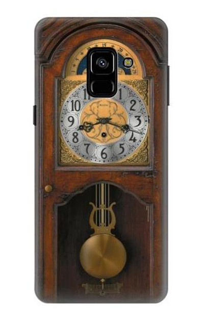 S3173 Grandfather Clock Antique Wall Clock Case Cover Custodia per Samsung Galaxy A8 (2018)