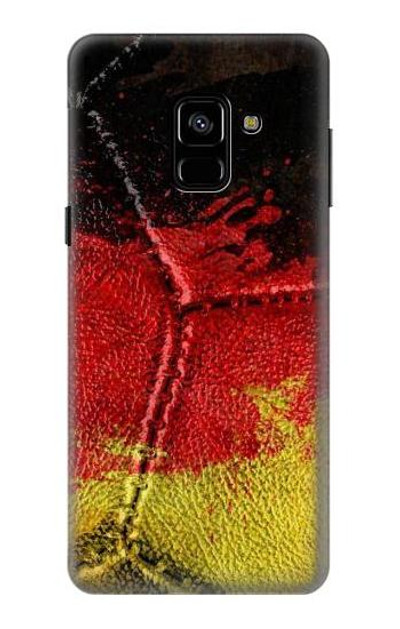 S3303 Germany Flag Vintage Football Graphic Case Cover Custodia per Samsung Galaxy A8 (2018)